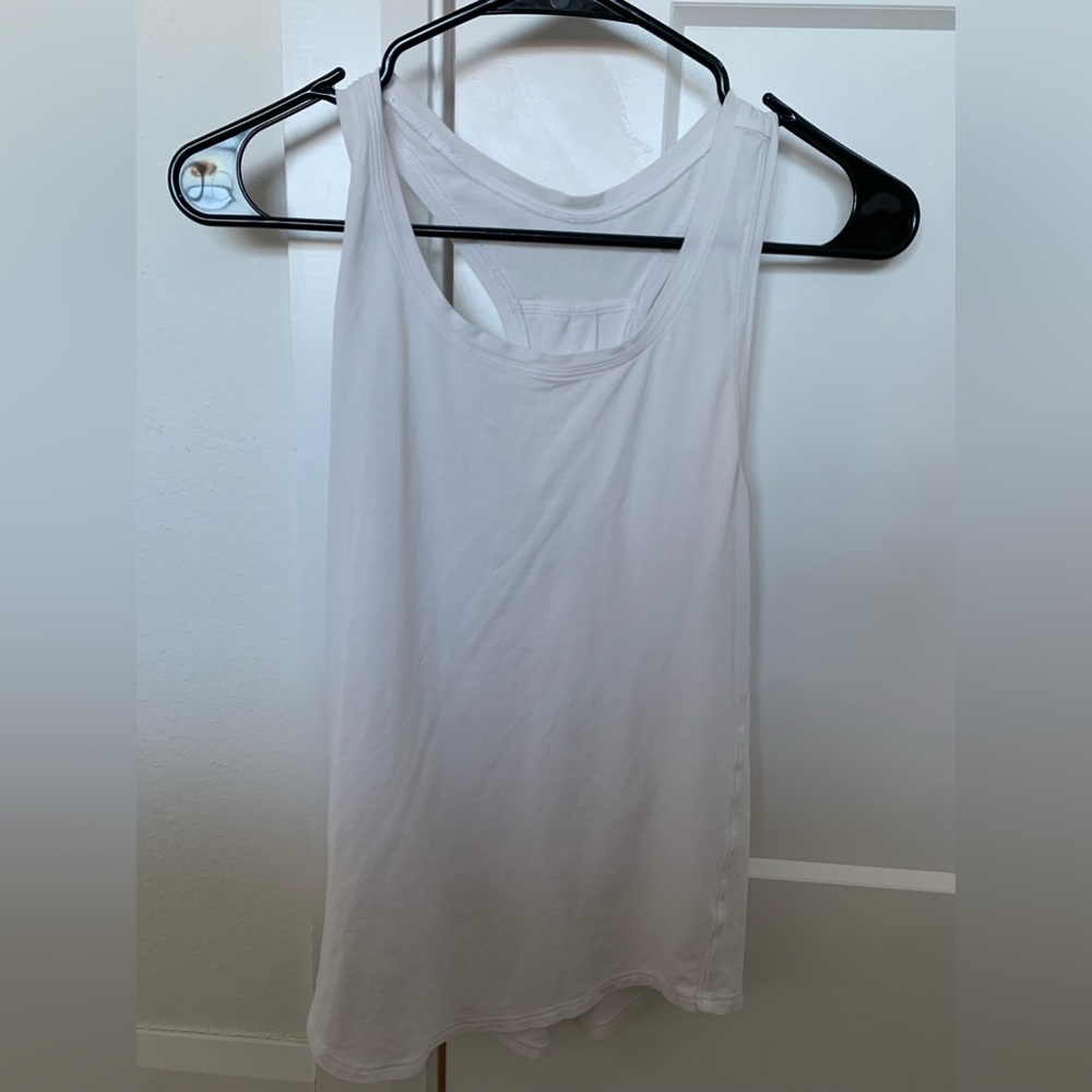 White Lululemon Tank Top Size 4